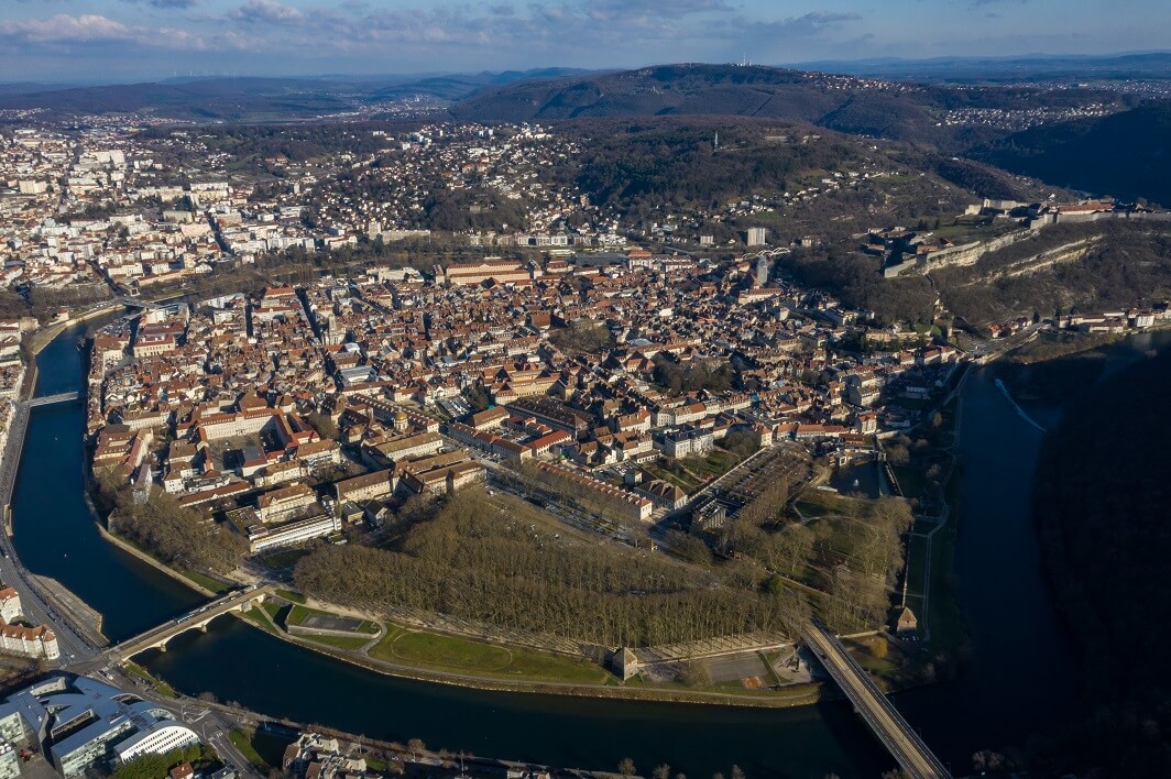 Plus grande ville de France Besançon
