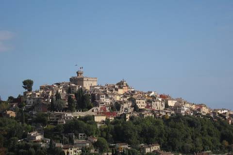 Vue du Haut-de-Cagnes (Cagnes-sur-Mer, France)