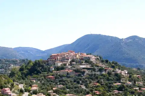 Village de Falicon, Alpes-Maritimes, France