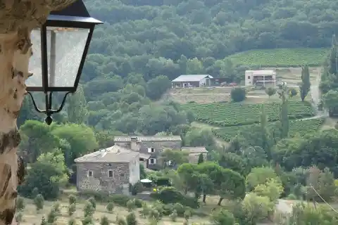 Vue d’Aubignas