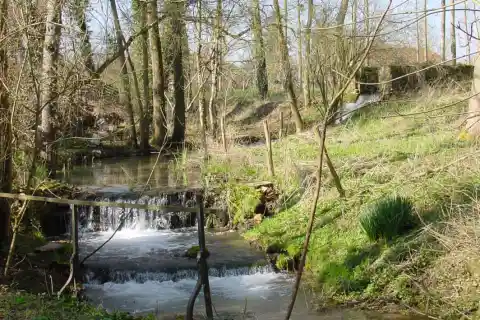 La Mogne rivière prenant sa source à Crésantignes
