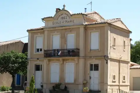 Mairie de Labastide-en-Val, Corbières, France