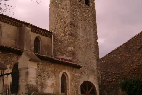 Eglise Saint Sébastien de Mirepeisset, Aude, France