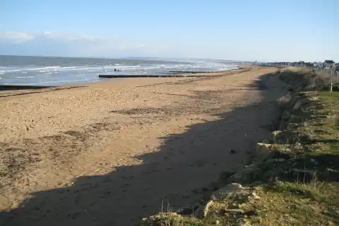 Plage de Colleville-Montgomery, Normandie, France