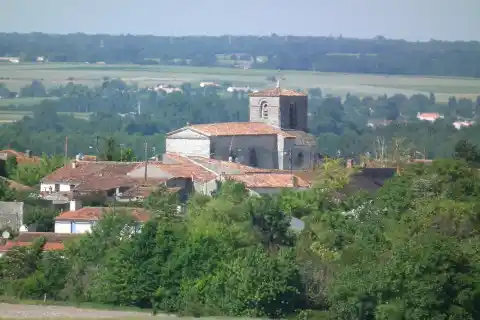 Vue générale du village de La Jard