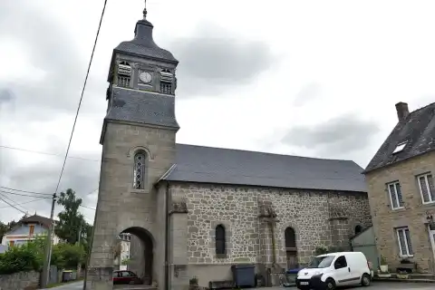 L'église de Saint-Domet, Creuse, France