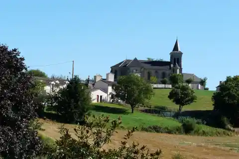 Le village de Châtres, Dordogne, France