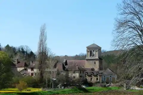 Le village de Journiac, Dordogne, France