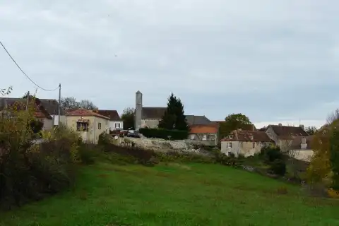 Le village de Montagnac-d'Auberoche, Dordogne, France