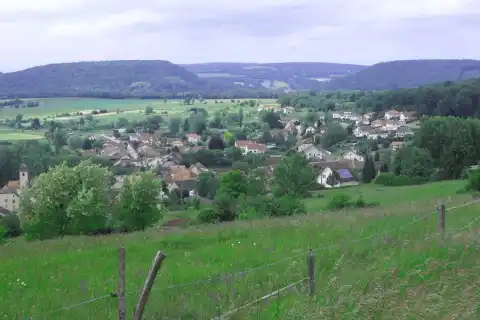 Panorama de Rang, Doubs, France