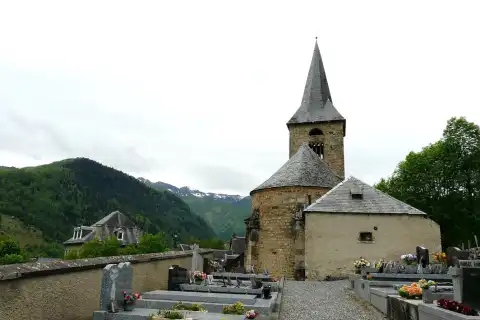L'église Sainte-Anne de Cazeaux-de-Larboust, Haute-Garonne, France