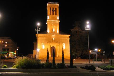 Église de Talence illuminée