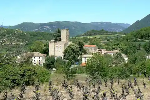 Panorama de Fozières, Causse de Larzac (Hérault - France)