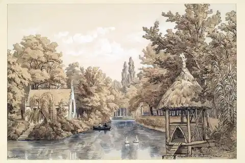 Chapelle du château de la Porcherie au domaine de Choisille (Chanceaux-sur-Choisille) par Edouard Hostein