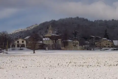 Village de Presles (38) en hiver