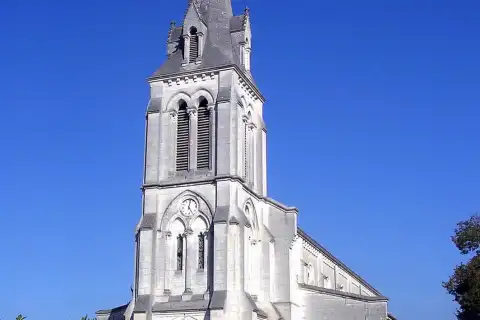 Eglise de Pissos, dans le département français des Landes