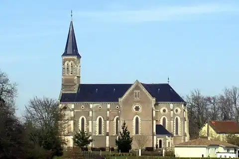 Le Vignau, église (Landes, France)