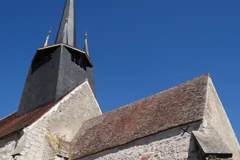 Eglise Saint Laurent, Auvilliers-en-Gâtinais, Loiret, France