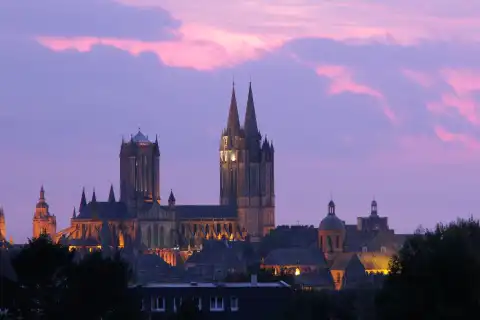 Vue de Coutances