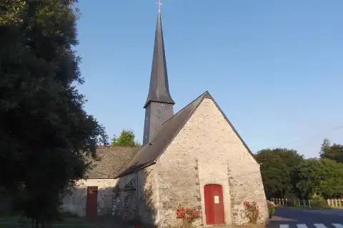 Champfrémont (Pays de la Loire, France). L'église Saint-Martin