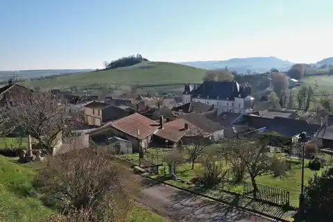 Vue générale sur Vandeléville (Meurthe-et-Moselle)