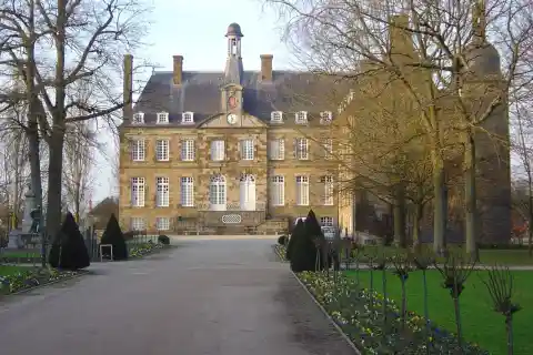 Photo du château de Flers de l'Orne (Mairie) prise le 04/02/07