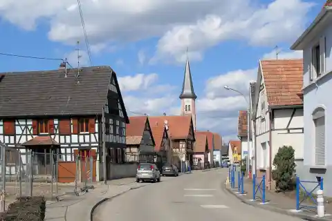 Rue Principale à Rossfeld