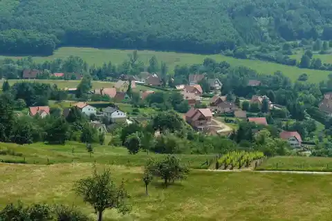 Vue sur Saint-Pierre-Bois depuis le Hohwarth