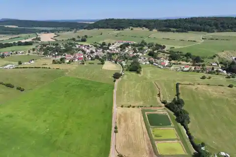 Vue aérienne de Chavanne