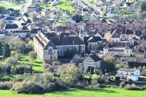 Vue aérienne de Faverney