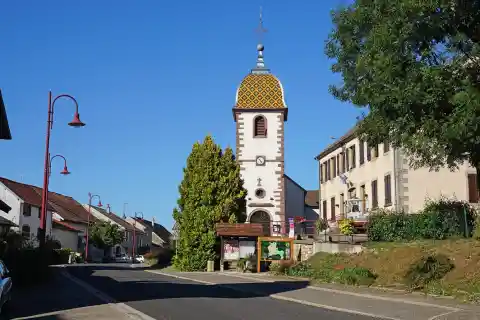 Centre du village de Vouhenans 70