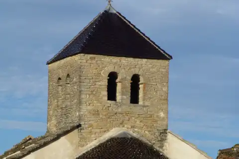 Clocher de l'église de Germagny (Saône et Loire)