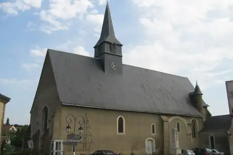 Eglise Saint-Jean-Baptiste, Montaillé (72 Sarthe)