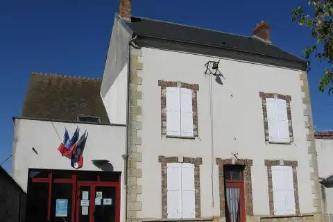 Mairie d'Ichy. (Seine-et-Marne, région Île-de-France)