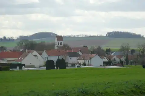 Village de Marcilly. (Seine-et-Marne, région Île-de-France)