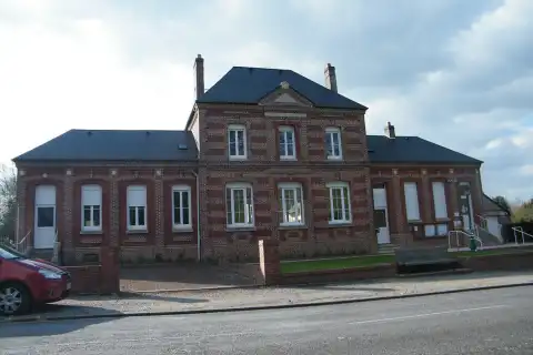 Mairie-école de Bouillancourt-en-Séry, Somme, France