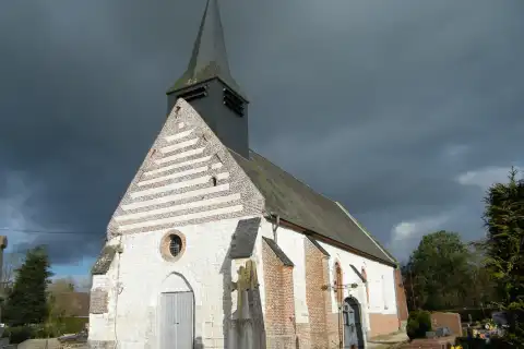 L'église Saint-Wulfran d'Ergnies, Somme, France