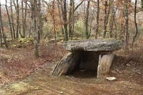 Dolmen de Finelle, commune de Septfonds, Tarn-et-Garonne, France