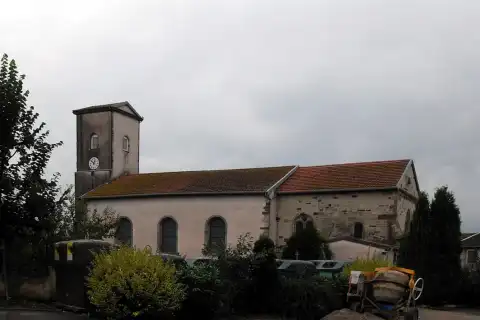 L'église Saint-Hilaire de Hagécourt, côté sud-est